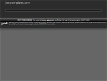 Tablet Screenshot of jospoe-gipes.com